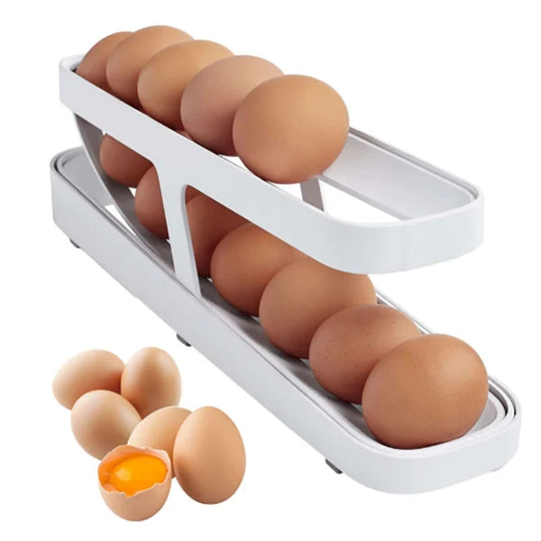 Organizador de Ovos com Rolagem Automática EggMaster