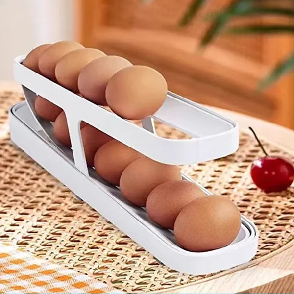 Organizador de Ovos com Rolagem Automática EggMaster