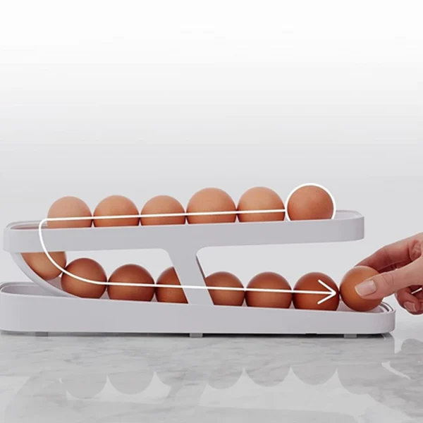 Organizador de Ovos com Rolagem Automática EggMaster