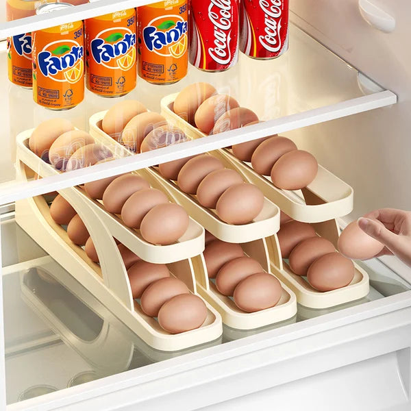 Organizador de Ovos com Rolagem Automática EggMaster