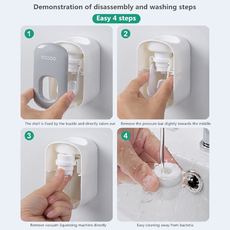 Dispensador de pasta de dente automático – ecoco